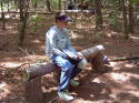 I love this log chair, but it's a pain to move from lane to lane